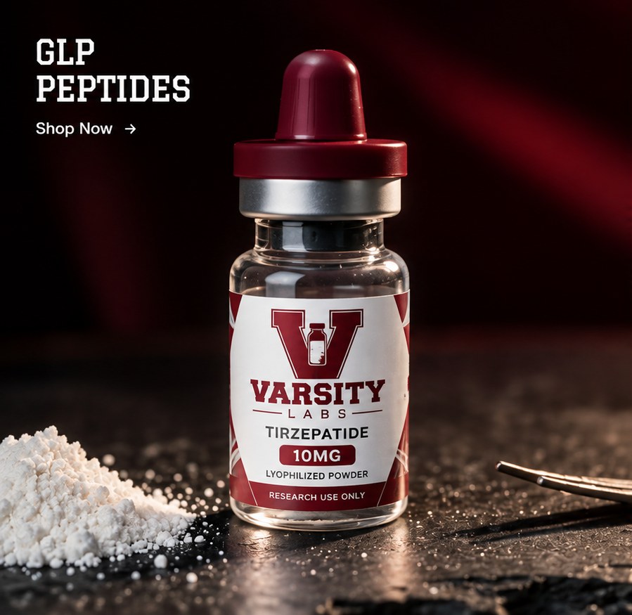 GLP peptides: Tirzepatide 10mg vial